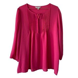Counterparts Women's Pink Blouse Size XL ‎ Long Sleeve